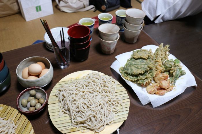 ワンにゃんべぇハウス大江屋の手打ちそば体験