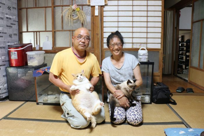 ワンにゃんべぇハウス大江屋のおとおちゃんおかあちゃん