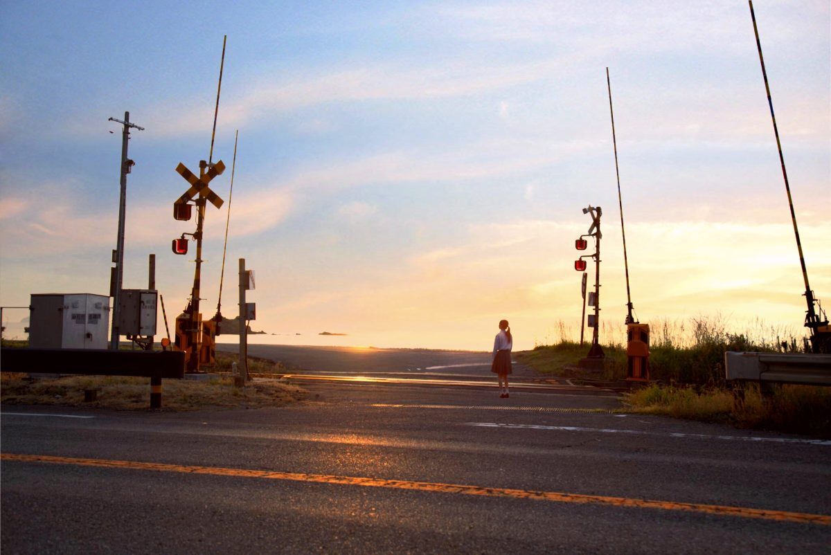 折居駅踏切少女レイ